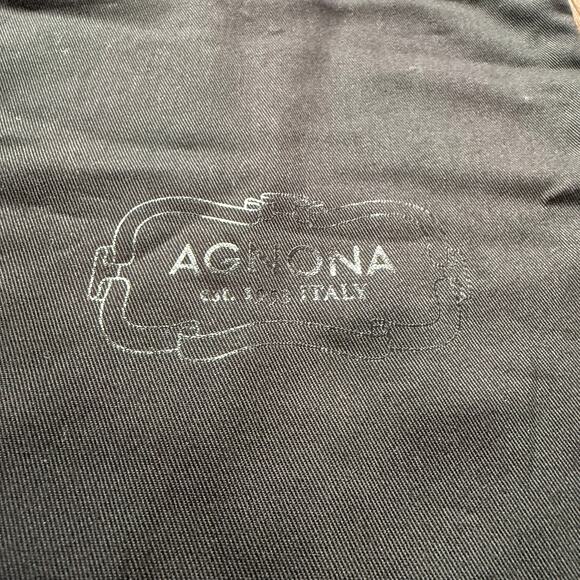 Agnona Italy Dust Bag Black 10x14.25 Shoe/Accessory Storage - Picture 2 of 7